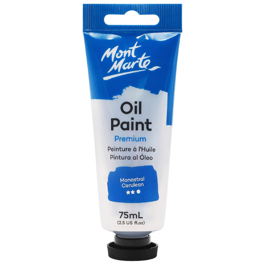 M.M. OIL PAINT 75ML - MONASTRAL CERULEAN