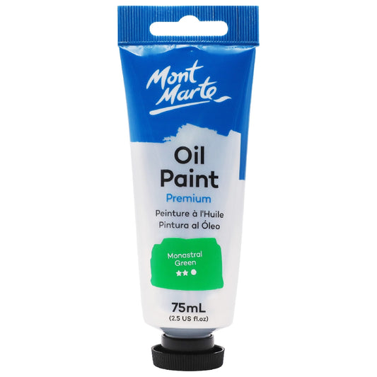 M.M. OIL PAINT 75ML - MONASTRAL GREEN