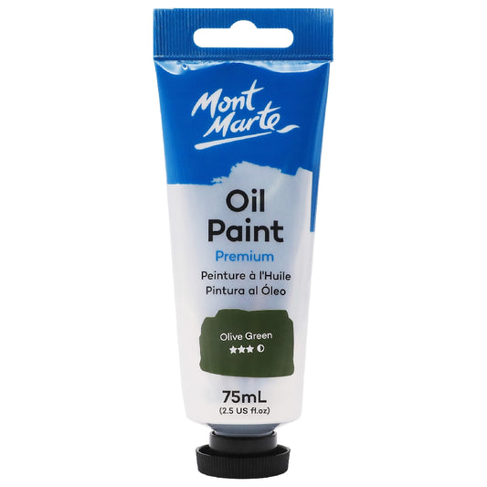 M.M. OIL PAINT 75ML - OLIVE GREEN