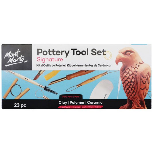 M.M. Pottery Tool Set 23pc