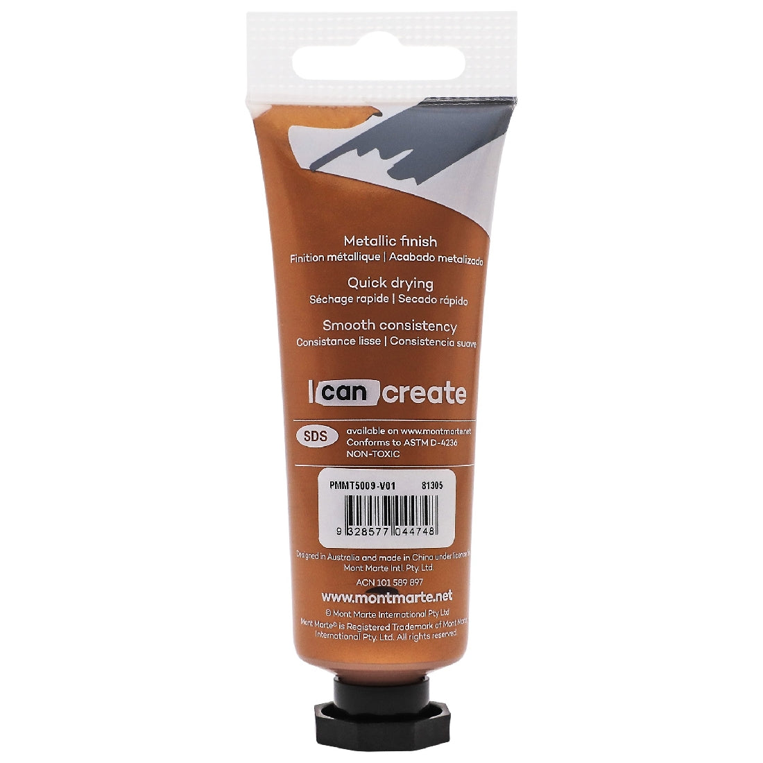 M.M. Metallic Acrylic Paint 50ml - Bronze