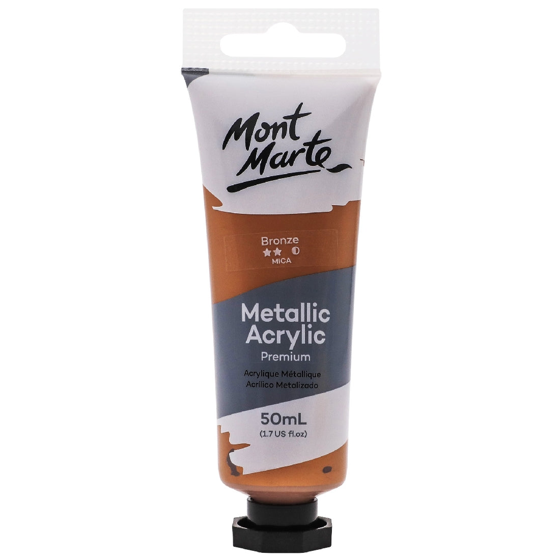 M.M. Metallic Acrylic Paint 50ml - Bronze