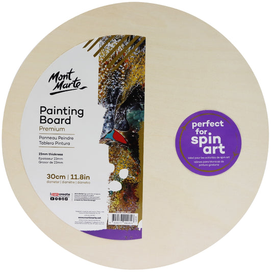 M.M. Painting Board Round 30cm Diameter