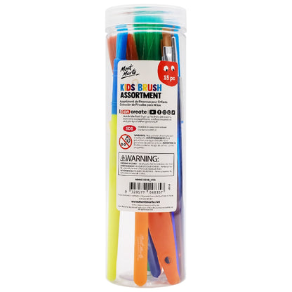 M.M. Kids Cylinder Brush Assortment 15pc