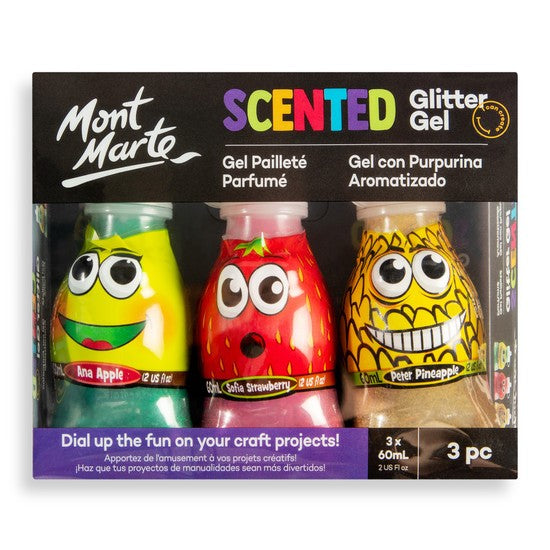 M.M. Scented Glitter Gel 3pc X 60ml