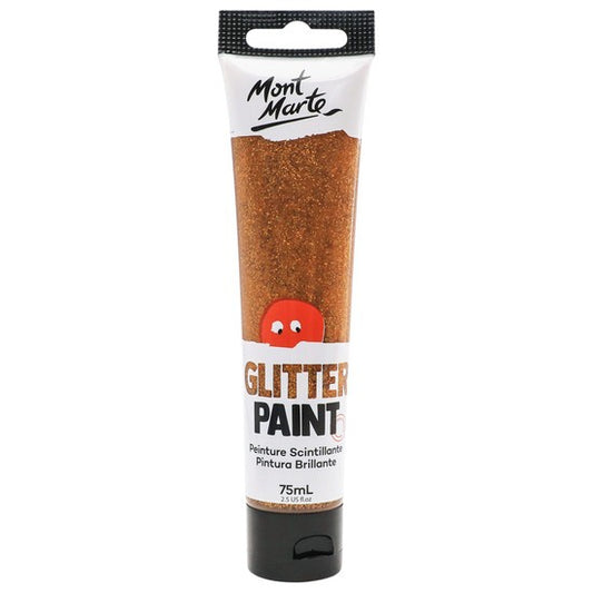 M.M. Glitter Paint 75ml - Orange
