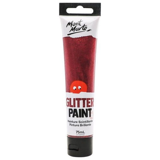 M.M. Glitter Paint 75ml - Hot Pink