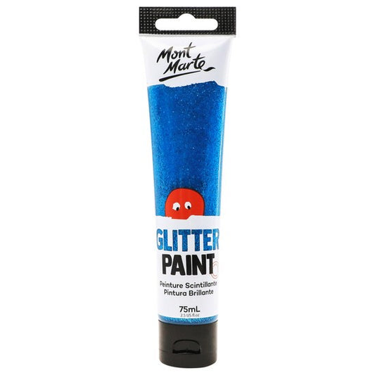 M.M. Glitter Paint 75ml - Light Blue