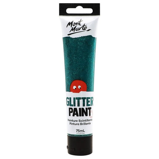 M.M. Glitter Paint 75ml - Turquoise