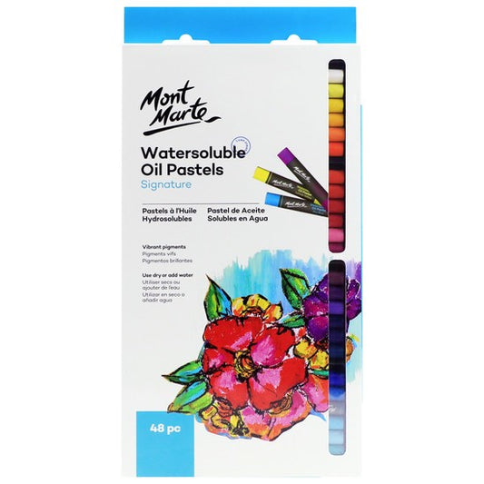 M.M. Watersoluble Oil Pastels 48pc