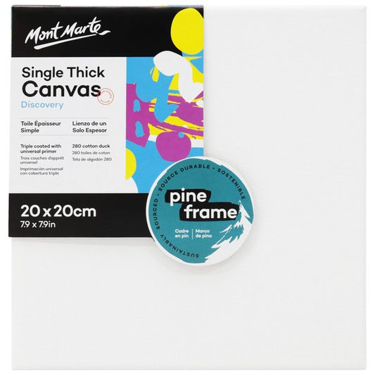 M.M. Discovery Canvas Single Thick 20x20cm