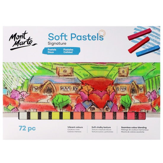 M.M. Square Soft Pastels 72pc