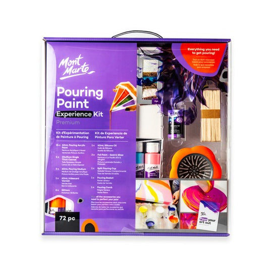 M.M. Pouring Paint Experience Kit 72pc