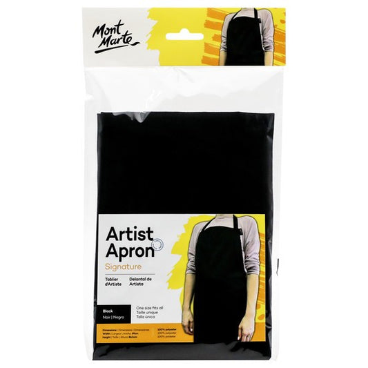 M.M. Artist Apron Adult - Black