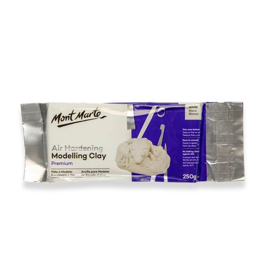 M.M. Air Hardening Modelling Clay - White 250g