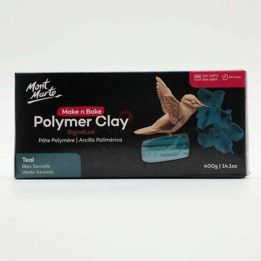 M.M. Make n Bake Polymer Clay 400g - Teal