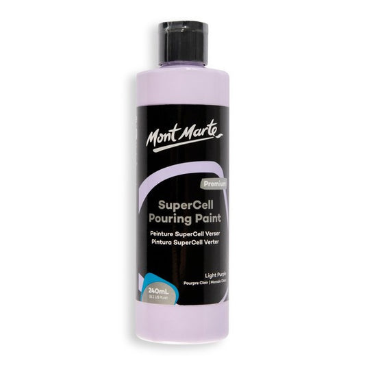 M.M. SuperCell Pouring Paint 240ml - Light Purple