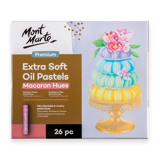 M.M. Extra Soft Oil Pastels Macaron Hue 26pc