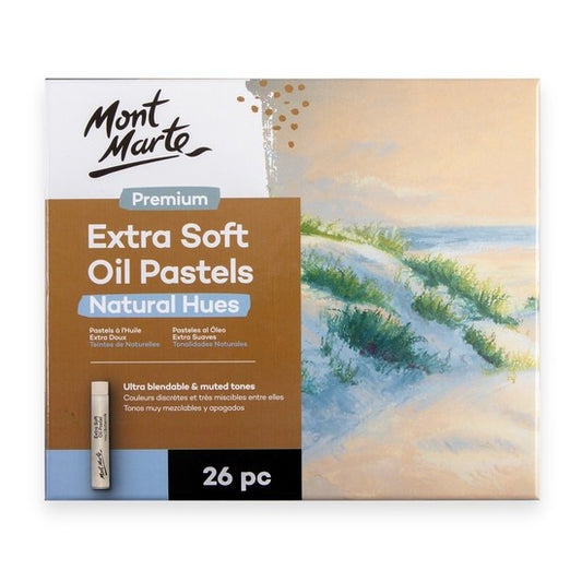 M.M. Extra Soft Oil Pastels Natural Hue 26pc