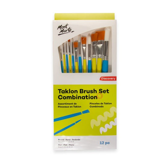 M.M. Taklon Brush Set Combination 12pc