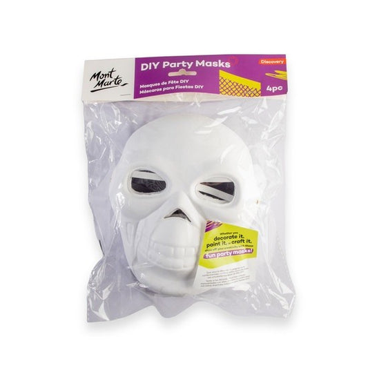 M.M. DIY Party Masks 4pc - Skull