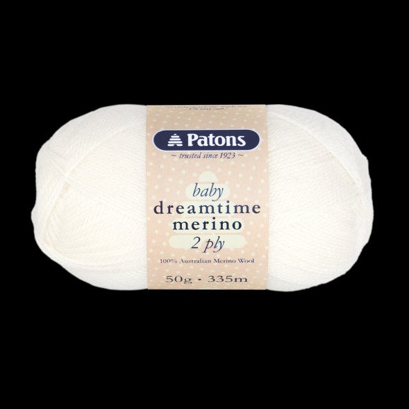 Dreamtime Merino 2Ply 50g White