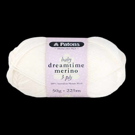 Dreamtime Merino 3Ply 50g White