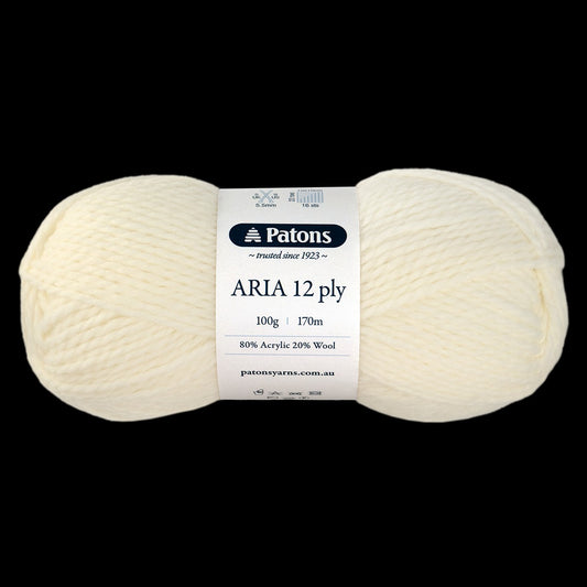 Aria 12 Ply 100g Alabaster