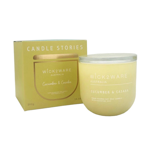 Candle Stories Jar Soy 300g Cucumber & Casaba