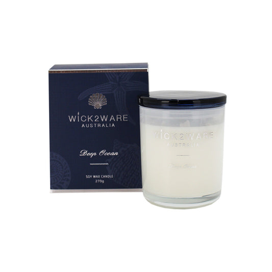 Candle Jar 270g Soy Deep Ocean