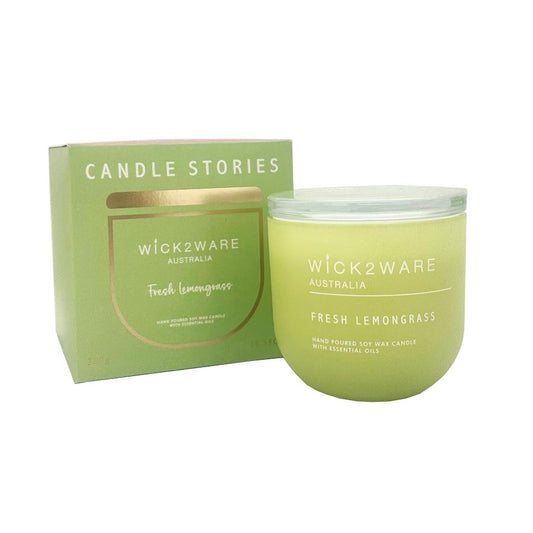 Candle Stories Jar Soy 300g Fresh Lemongrass