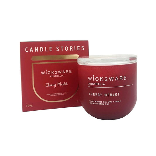 Candle Stories Jar Soy 300g Cherry Merlot