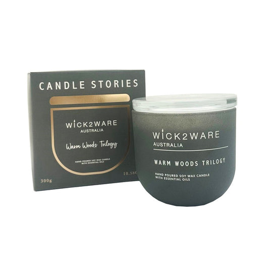 Candle Stories Jar Soy 300g Warm Woods Trilogy