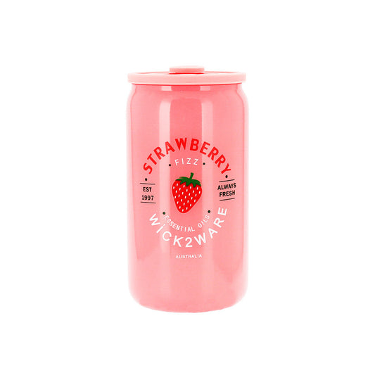 Candle Soy Coke Jar 365g Strawberry
