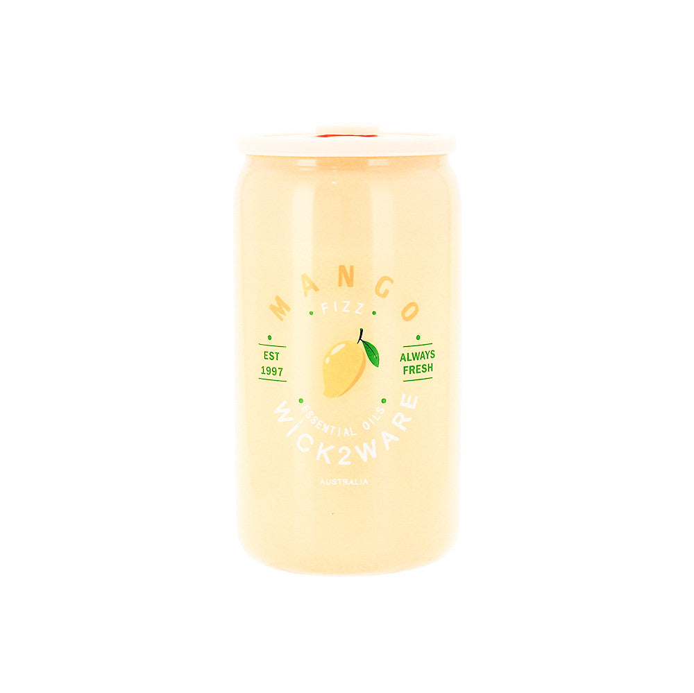 Candle Soy Coke Jar 365g Mango
