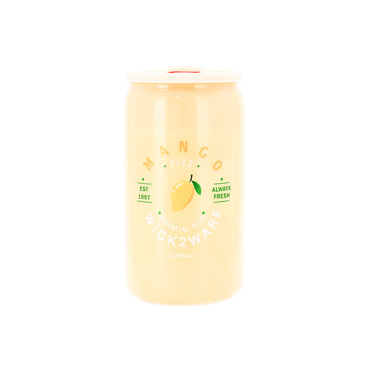 Candle Soy Coke Jar 365g Mango