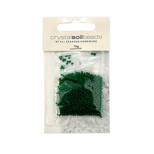 Crystal Soil Beads Dehydrated Lt Grn