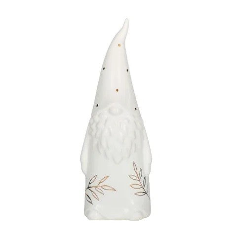 Santa Ceramic 7x6.5x19.5cm White/gold