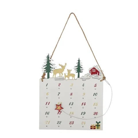 Calendar Hanger Mdf 18x22cm White