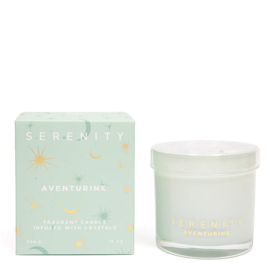 Crystal Abundance & Aventurine Candle 300g