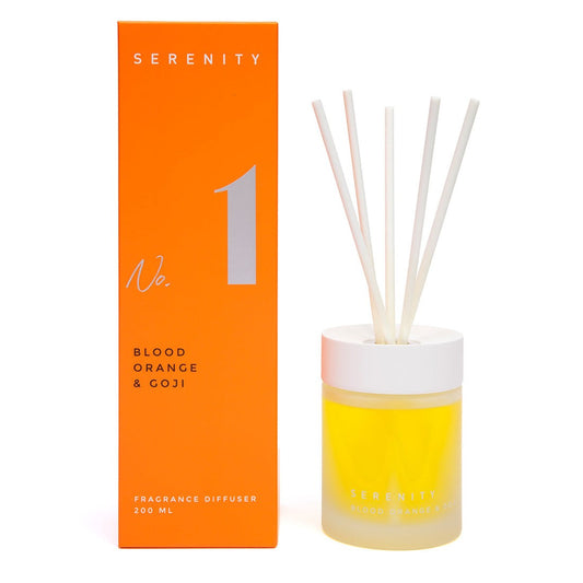 Numbered Coloured Core Blood Orange & Goji Diffuser 200ml