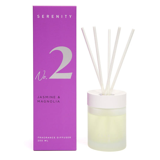 Numbered Coloured Core Jasmine Magnolia Diffuser 200ml