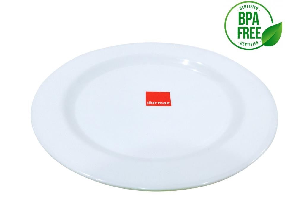 Melamine Plate-rouind White