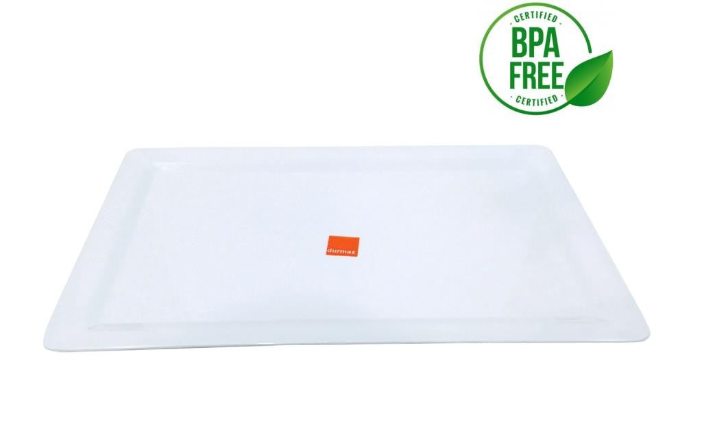 Melamine Platter 48.4x30cm White