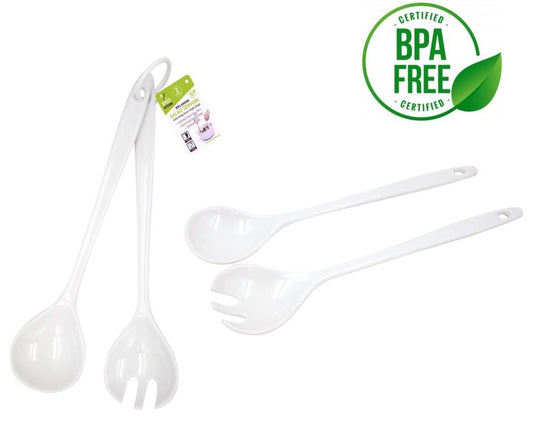 MELAMINE SALAD SERVERS-2PK