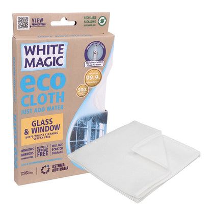 White Magic Eco Cloth Glass & Window Cloth