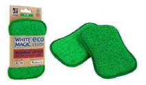 White Magic Eco Cloth Washing Up Pad Forest