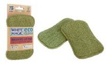 White Magic Eco Cloth Washing Up Pad Pebble