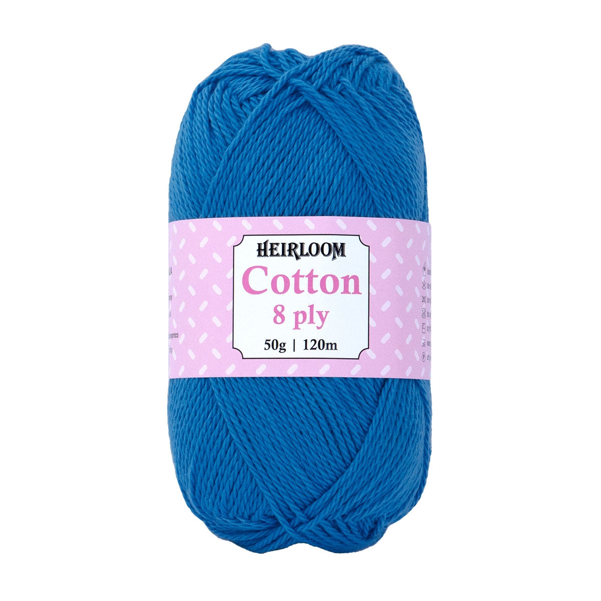 Heirloom Cotton 8ply 50g Coastal Blue