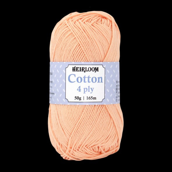 Heirloom COTTON PEACH SODA 4-PLY